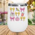 Apple Coquette Bow Books First Day Of School Back To School Wine Tumbler Apple Coquette Bow Books First Day Of School Back To School Wine Tumbler