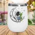 Astronaut Reading Book To Alien Moon Space Astronomy Wine Tumbler Astronaut Reading Book To Alien Moon Space Astronomy Wine Tumbler