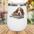 Basset Hound Books Dog Breed Graphic Wine Tumbler Basset Hound Books Dog Breed Graphic Wine Tumbler