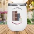 I Like Big Books Bookworm Tee Wine Tumbler