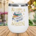 Book Adventure Library Student Teacher Book Wine Tumbler