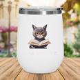 The Book Was Better Literature Teacher Reading Cat Lover Wine Tumbler The Book Was Better Literature Teacher Reading Cat Lover Wine Tumbler