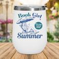 Book Girl Summer Bookish Beach Wine Tumbler