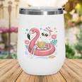 Book Girl Summer Skeleton Reading Books Lovers Beach Wine Tumbler