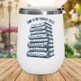 Book Lover Bookish Reader Bibliophile Book Nerd Titles Wine Tumbler