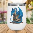 Book Lover Bookworm Reading Books Dragon Premium Tri-Blend Wine Tumbler