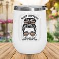 Book Lover What Happens At Book Club Stays Messy Bun Girls Wine Tumbler