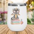 Book Lover Stay Weird Be Kind Read Books Baby Dragon Wine Tumbler