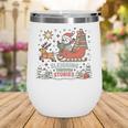 Book Lovers Winter Sleighing Through Stories Tee Premium Tri-Blend Wine Tumbler