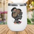 Book Reading Bookworm Book Lover Women Kids Girls Librarian Premium Wine Tumbler