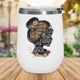 Book Reading Bookworm Book Lover Women Kids Girls Librarian Wine Tumbler