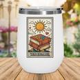 Book Reading Tarot Card The Reader Wine Tumbler