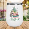All Booked For Christmas Book Xmas Tree Lights Reading Girly Wine Tumbler All Booked For Christmas Book Xmas Tree Lights Reading Girly Wine Tumbler