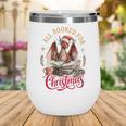 All Booked For Christmas Dragon Wine Tumbler