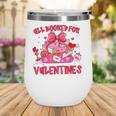 All Booked For Valentines Coquette Bow Book Valentine Day Wine Tumbler