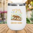 Books And Crested Gecko Owner Crestie Lover Wine Tumbler