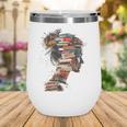 Books Lover Women Art Colorful Drawing Graphic Books Wine Tumbler