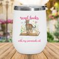Books And My Savannah Cat Owner Savannah Cat Lover Wine Tumbler
