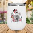 I Like My Books Spicy And My Coffee ICY Skeleton Women Wine Tumbler I Like My Books Spicy And My Coffee ICY Skeleton Women Wine Tumbler