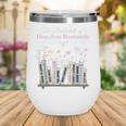 The Bookshelf Of a Hopeless Romantic Rom-Com Reading Bookish Wine Tumbler