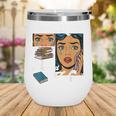 Born-To Read Forced To Work Reading Book Lover Wine Tumbler Born-To Read Forced To Work Reading Book Lover Wine Tumbler