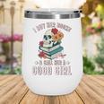 I Buy Her Books Call Her A Good Girl Book Lover Skull Wine Tumbler
