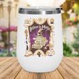 Castle Book Book Lovers Tees Family Vacation Bookworm Wine Tumbler