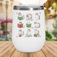 Cat Reading Book Funny Christmas Cat Book Lover Librarian Men Women Kids Wine Tumbler Cat Reading Book Funny Christmas Cat Book Lover Librarian Men Women Kids Wine Tumbler