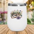 Cats Coffee Books Wine Tumbler