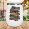 Celebrating History Month Floral Books Teacher Wine Tumbler
