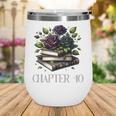 Chapter 40 40th Birthday Women Book Lovers Dark Romance Wine Tumbler