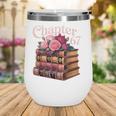 Chapter 67 Floral Book Stack Wine Tumbler Chapter 67 Floral Book Stack Wine Tumbler