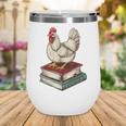 Chicken Books Back To School First Day Of School Boys Girls Wine Tumbler Chicken Books Back To School First Day Of School Boys Girls Wine Tumbler