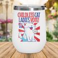 Childless Cat Ladies Vote Kamala Harris Cute Comic Book Cat Wine Tumbler Childless Cat Ladies Vote Kamala Harris Cute Comic Book Cat Wine Tumbler