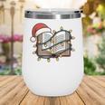 Christmas Book Festive Holiday Xmas Wine Tumbler Christmas Book Festive Holiday Xmas Wine Tumbler