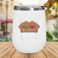 Christmas Book Lover Gingerbread Library Reading Bookaholic Wine Tumbler