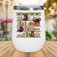 Christmas Cat Santa Bookshelves Book Lover Reader Wine Tumbler Christmas Cat Santa Bookshelves Book Lover Reader Wine Tumbler