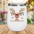 Christmas Librarian Reindeer Matching Book Lover Wine Tumbler Christmas Librarian Reindeer Matching Book Lover Wine Tumbler