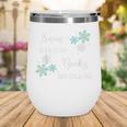 Christmas Shirts Snow Is Falling Books Are Calling Men Women Wine Tumbler