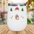 Christmas Tee Most Likely To Read A Book On Christmas Wine Tumbler