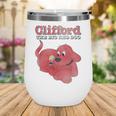 Clifford The Big Red Dog Clifford And Emily Book Cover Wine Tumbler