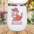 Clifford The Big Red Dog Let's Read Together Vintage Book Wine Tumbler