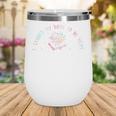 I Closed My Book To Be Here Book Lover Wine Tumbler