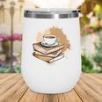 Coffee And Books Adult Books Lover Reading Wine Tumbler