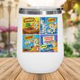 Comic Reader Comic Book Merch Vintage Reading Comic Books Wine Tumbler