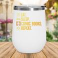 Cool Comic Books Art For Men Women Comic Book Lover Comics Wine Tumbler