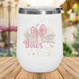 Coquette 100 Days Of Bows Books Reading 100th Day Of School Wine Tumbler Coquette 100 Days Of Bows Books Reading 100th Day Of School Wine Tumbler