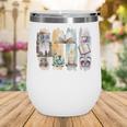 Coquette Bookworm Reading Enthusiast Book Lover Book Wine Tumbler