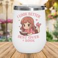 Cute Reading Outfit Book Lover Tee For Women Who Read Wine Tumbler