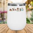 Dachshund Book Lover Reading Wiener Dog 100 Days Of School Wine Tumbler Dachshund Book Lover Reading Wiener Dog 100 Days Of School Wine Tumbler
